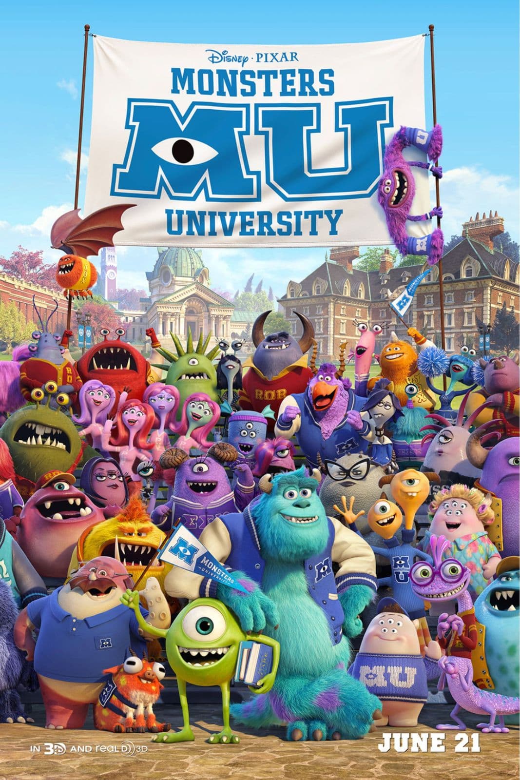 Monsters University 2013 1080p DSNP WEB-DL DDPA 5 1 H 264-PiRaTeS