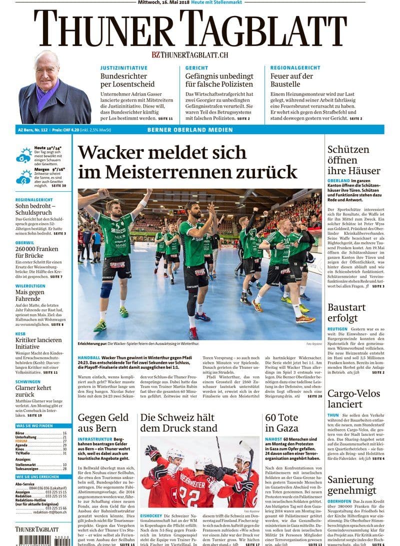 BZ Thuner Tagblatt - 5  2018 [DE]