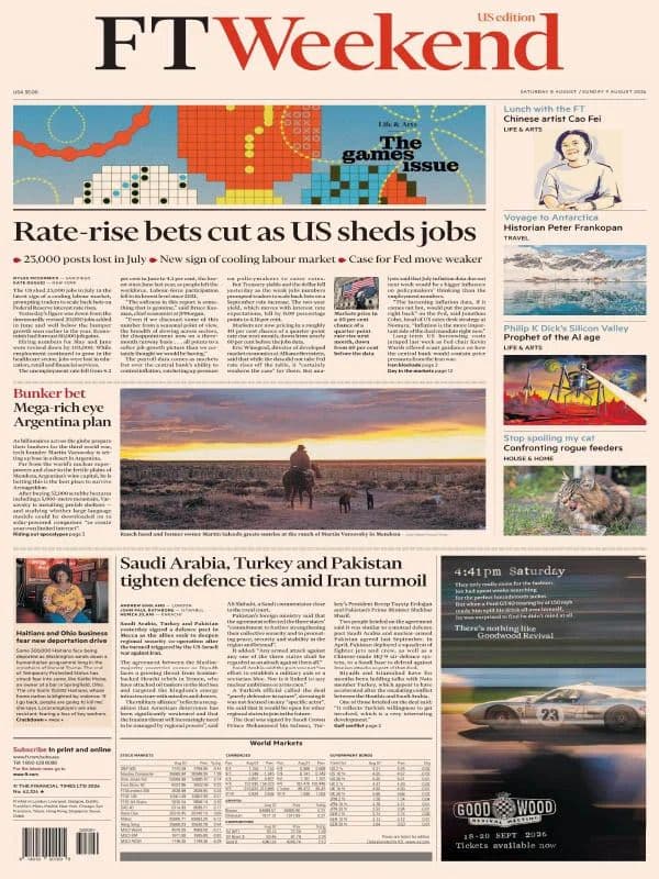 Financial Times USA - 08 August 2026