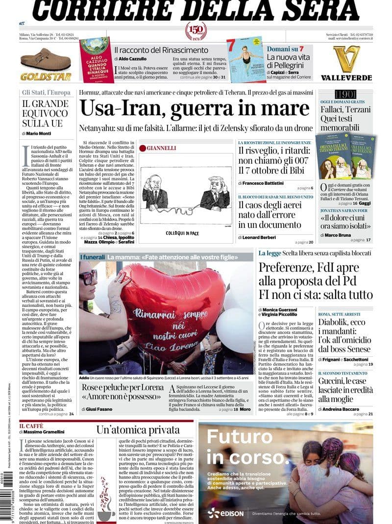 Il Corriere Della Sera - 10 September 2026 [IT]
