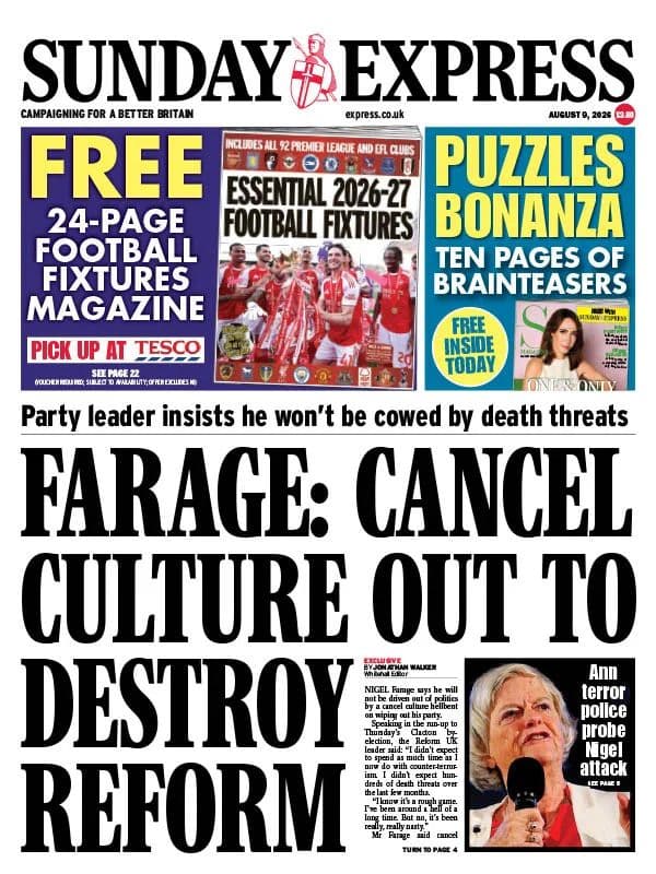 Sunday Express - 09 August 2026