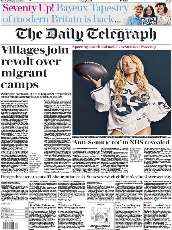 The Daily Telegraph - 15 September 2026