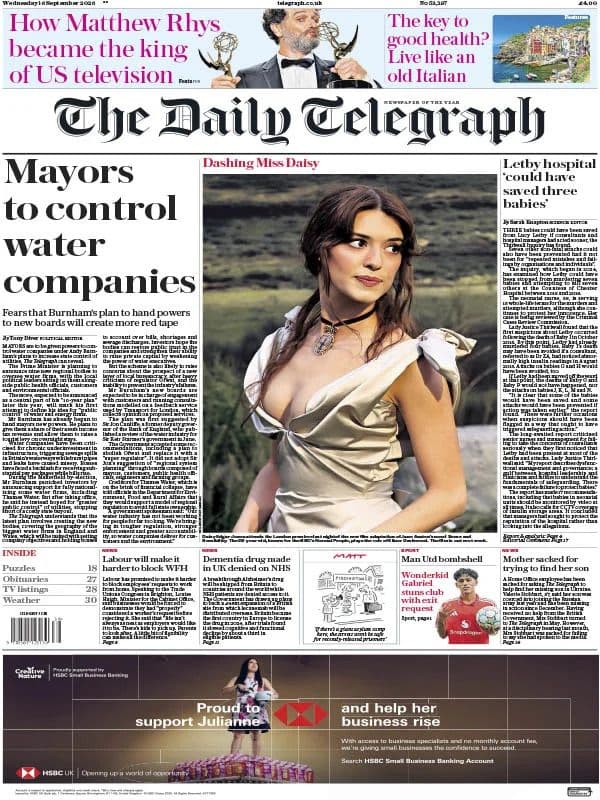 The Daily Telegraph - 16 September 2026