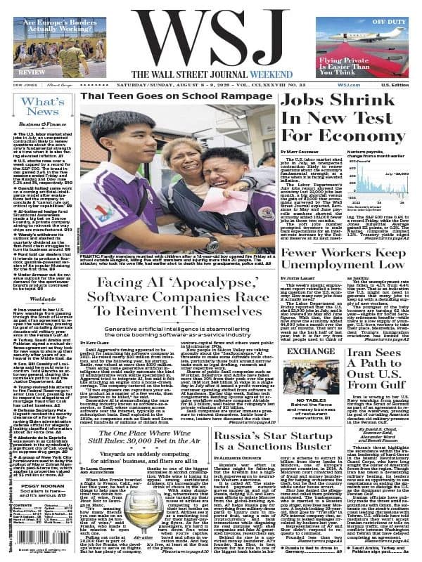The Wall Street Journal - August 08 2026