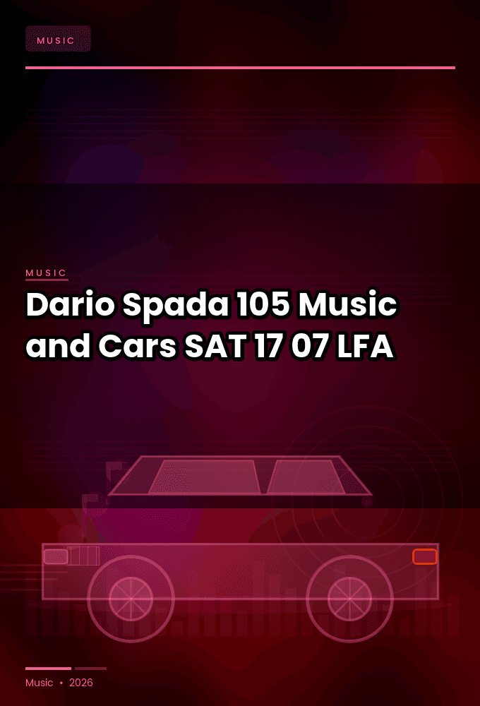 Dario_Spada-105_Music_and_Cars-SAT-17-07-2026-LFA